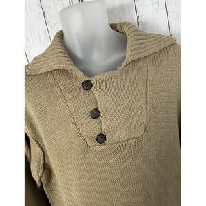 Men's Orvis Pullover Sweater With Elbow Patches Size L
